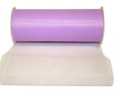 Reliant Ribbon 25622-051-25J Tulle Standard Band, orchidee, 6 Inch X 25 Yards