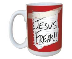 Tree-Free Greetings lm44267 Jesus Freak: 1 Peter 4: 16 Keramik Becher mit Henkel/, 15-Ounce