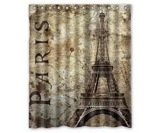 Shower Curtain Custom Polyester Bad Vorhang ultraklar Bild Paris Eiffelturm Vorhänge Dusche 60