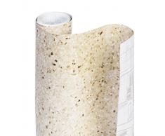 Smart Design Regaleinlage mit Kleber – abwischbar – zuschneidbares und abnehmbares Material – einfaches Abziehen – für Regale, Schubladen, flache Oberflächen – Küche 18-Inch x 20-Feet Helles Eichenholz