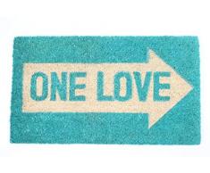 La Finesse Fußmatte aus Kokosfaser und PVC, One Size