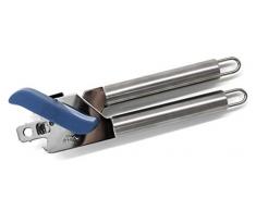 Fackelmann Elemental Dosenöffner, manuell, Edelstahl und PP, mit Rohrgriff, 20 cm, 1 Stück Dosenöffner