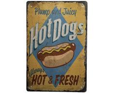 AIQIBAO Aikibao Metallschild, Vintage-Design, Wanddekoration, für Zuhause, Kaffee, Garage, Bar, Pub, Küche, 30,5 x 20,3 cm I