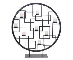 Pilgrim Home and Hearth 18266 Reflexe Sommer Bildschirm Teelichthalter, schwarz