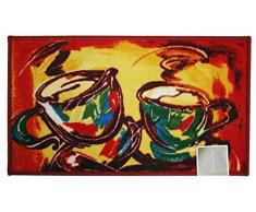 Kashi Home Chef Serie Küche Teppich 50,8 x 101,6 cm Rechteck Küche Matte mit Latex Rückseite