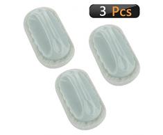 Küchenschrubbbürste mit Griff, Bürsten-Set ergonomisch komfortabler Griff, Reinigungsmittel, für Badezimmer, Waschbecken, Dusche, Waschbecken, Teppich, Boden und Topfpfanne, Gusseisen, Pfanne, Pfanne, Pfannen, Reinigung (3 Stück, Blau)