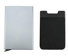 bohong neuesten Aluminium RFID-blockierender Kreditkarte Halter für Männer Frauen – Stilvoll Travel Wallet – Beste Schutz für Bank Debit, ID, ATM, Karten vor Scanning Kriminelle, 7 Slots Small Cc046