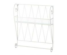 Koehler Home Décor Sunshine Megastore hält weißen Draht, Wandregal