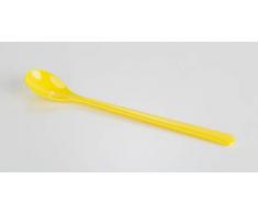 Kimmel Mehrzwecklöffel Joghurtlöffel Eislöffel Cocktaillöffel 6 Stück Mehrweg, Kunststoff, Gelb