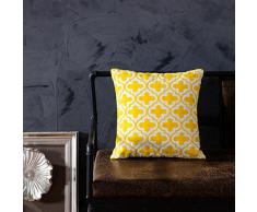 TAOSON Baumwolle Bestickt Kissen cover-s20501 18x18(45x45cm) S111 Yellow