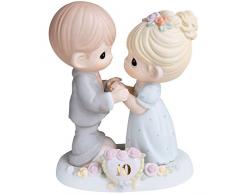 Precious Moments, A Decade of Dreams Come True – 10. Jahrestag, Bisque Porzellan Figur, 730007