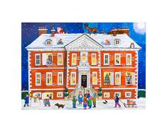 Alison Gardiner: Adventskalender Nostalgisch Wandkalender: Im Weihnachtenhaus