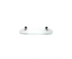 Berenson Manhattan Collection Oval Glas Regal, 19–3/20,3 cm breit, Chrom poliert