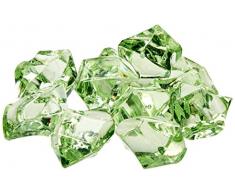 Firefly Imports Homeford Streudeko Eissteine, Acryl, 50 Stück 1-Inch apfelgrün