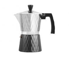 Officine Standard Diamant-Anthrazit Espressokocher aus Aluminium Tassen 6