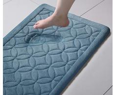 VCNY Home Chanel Bad- und Küchenläufer, Memory-Schaum, 61 x 152,4 cm, Blau