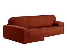 Eysa Aquiles elastisch Sofa überwurf Chaise Longue Links, frontalsicht, Farbe 09-orange, Polyester-Baumwolle, 43 x 37 x 14 cm