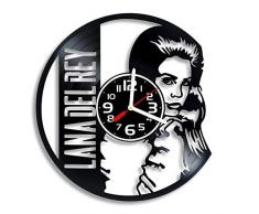 Art Vintage Lana Del Rey Wanduhr, Vinyl, Lana Del Rey, Geschenk für jeden Anlass, Weihnachten, Geburtstag, Urlaub, Einweihungsgeschenk