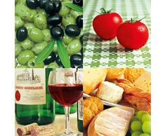 Nouveau Provence Papierservietten, Mehrfarbig, 25 x 25