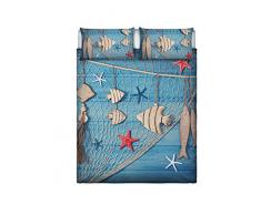 Sogni e Capricci Träume und Zufällen plsec60 Schmuckset Bett, 100% Baumwolle, Weiß, Doppelbett, 47 x 35 x 4 cm