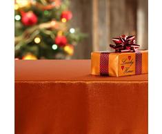 LOVELY HOME TOV. Lurex ANTIM. Rot.160 Rot/Gold Tischdecken 160