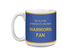 Baumfreie Grüße xm28148 Warriors Basketball Fan Künstlerische Jumbo Tasse, 591 ml