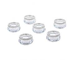 Koyal Wholesale Bloom Teelichthalter, 6 Stück, Petite Glas Teelichter Tasse, Vintage, Boho Hochzeit Teelichthalter