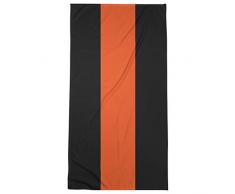 ArtVerse NFS Cincinnati Football Stripes Strandtuch, Poly/Baumwolle, 36 x 72, Schwarz und Orange