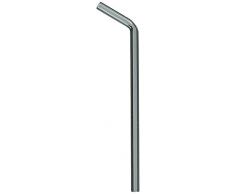 Simply Straws Strohhalm, gebogen, klassisch, 9 mm x 20,3 cm, Rauchfarben