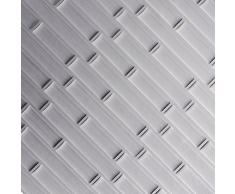 Abziehen und Aufkleben Fliesenspiegel Aufklebbares selbstklebend Fliesen Wand Fliesen Für Küche und Bad von Dandy Häuser 6 Pack Edelstahl