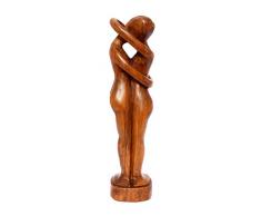 G6 Collection 30,5 cm Holz handgefertigt abstrakten Skulptur Statue Handarbeit Everlasting Love Art Gift Home Decor