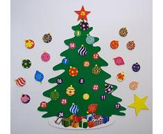 Adventskalender 39,9 cm – 26 Stück magnetischer Weihnachtsbaum