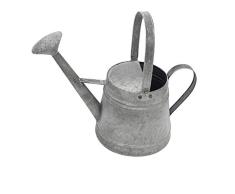 Benzara 13114-01 Gardenia Gießkanne aus Metall, 20 x 9,75 x 14,25, grau