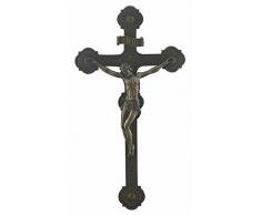 Unbekannt 52,1 cm Kathedrale Kruzifix, dekorative Wandtafel, Bronze Farbe