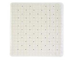 AQUALONA Duschmatte, Gummi, 53 x 53 cm, cremefarben