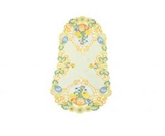 Bellanda 2859-40x85 Oval Tischdecken Polyester, 85 x 40 x 0,50 cm, Beige