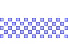 Karierter Bordüre Schablone – (Größe 38 x 11,5 cm) wiederverwendbar Schablonen für Malerei – Beste Qualität Wall Art Décor Ideen – Verwendung auf Wände, Böden, Stoffe, Glas, Holz, Terracotta, und mehr...