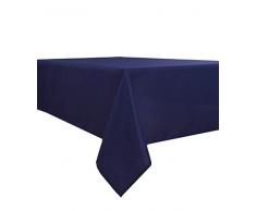 Biscaynebay Stoff-Tischdecken, wasserabweisend, auslaufsicher, für Esszimmer, Küche, Hochzeit und Partys 54X54 Navy