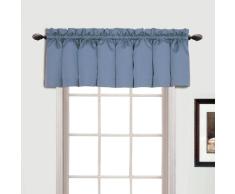 United Vorhang Metro Woven gerade Querbehang, 54 von 41 cm, Blau