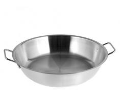 PARDINI 2226 Hotel Pfanne mit 2 Griffen, Edelstahl, Grau