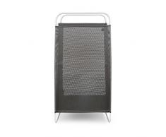 Umbra 1005298-265 Cinch Laundry Humper, Wäschekorb aus Stahl und Kunststoff, Grau-Weiß