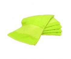 A&R Towels A&Print-Me Sporthandtuch, Einheitsgröße, 30 x 140 cm, Limettengrün