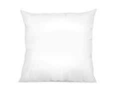 laurentmortreux Kopfkissen, 3 in 1, 60 x 60 cm, weich, Polyester, Weiß, 60 x 60 cm