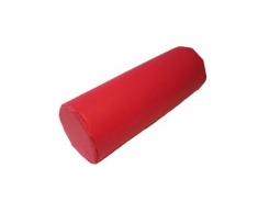 Insula Sana Nackenrolle Kunstleder Rot 60 x 15 cm