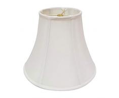 Royal Designs Lampenschirm, quadratisch, Glocke, weiß, 8 x 16 x 12.625