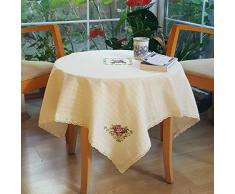 Secret Handgefertigt Tee Oder Kaffee Tisch Tischdecke, 91,4 x 91,4 cm Quadratisch (90 x 90 cm), Tisch Rund Tischdecke Purple Rose