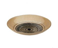 Accent Plus 10018591 Deko-Teller Golden Eye, Mehrfarbig