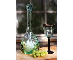 KalalouWeißweinglas Dekanter mit Eistasche, Einheitsgröße, Grün