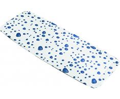 Meusch 2721769001 Wanneneinlage Drops Sicherheitseinlage, PVC, WeiÃ, 36 x 92 cm