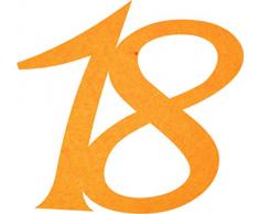 Petras Bastel News Streudeko, Fliz, Gelb, 18 x 12 x 3 cm, 25-Einheiten